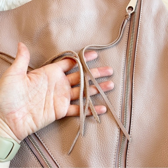 Rebecca Minkoff Mauve Leather Shoulder Bucket Bag - Picture 3 of 14